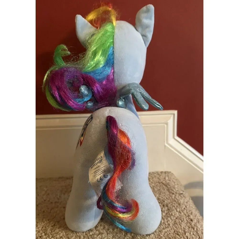 Build A Bear My Little Pony Blue Plush Stuffed Animal‎ Rainbow Dash Pony 16